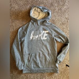 Nike Men's Gray Hoodie